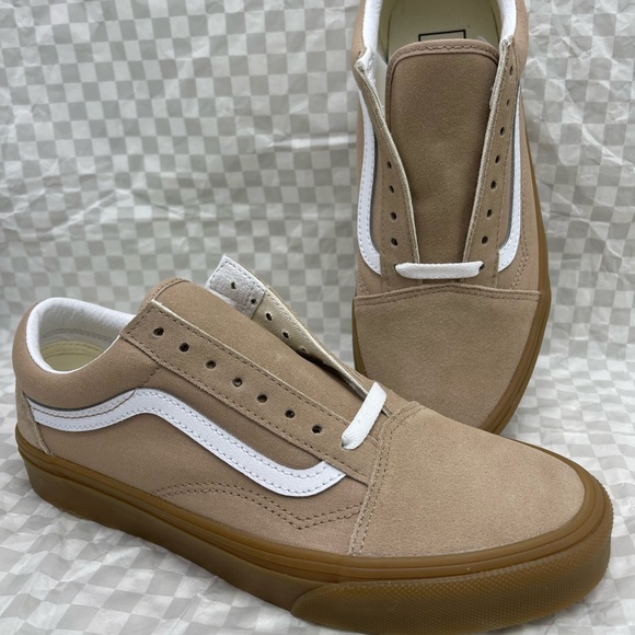 Vans Men's Beige and White Sneakers Old Skool
Sesame/Gum
VN0A38G1QA2 Sneakers - Picture 3 of 16